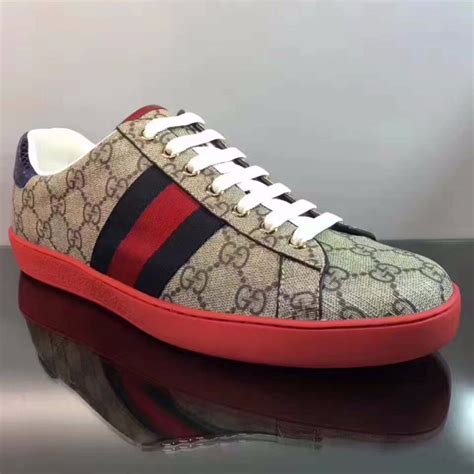 gucci ace sneakers red|Gucci ace black men's.